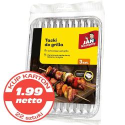 Jan Niezbędny tacki do grilla 3 sztuki