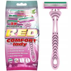 Mattes Red Comfort Lady maszynki do golenia 3-ostrzowe 5szt.