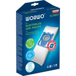 Worwo worki do odkurzacza ELMB01 4szt. Electrolux, Philips, AEG