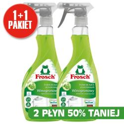 Frosch płyn do kabin prysznicowych DUOPACK 2x500ml Winogronowy