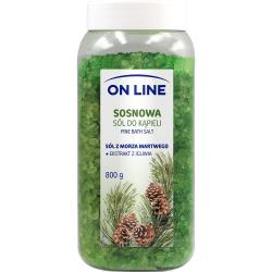 On Line sól do kąpieli 800g Sosna