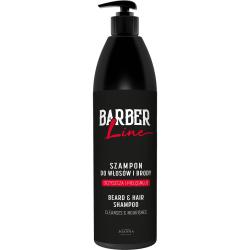 Joanna Professional Barber Line szampon do włosów i brody dla mężczyzn 1000ml