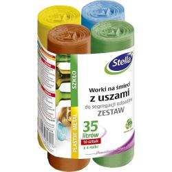 Stella worki do segregacji 35L/ 4x10 sztuk Zestaw