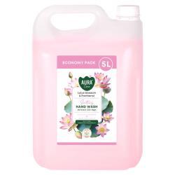 Bispol Aura mydło w płynie 5L – zapas Kwiat Lotosu i Pantenol