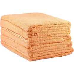 Ręczniki Frotte bawełniane 70x140cm 5 sztuk Kolor Pomarańczowy