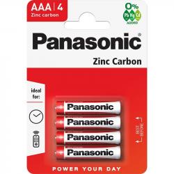 Panasonic Zinc Carbon baterie cynkowo-węglowe R03 4 sztuki