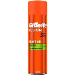 Gillette Fusion 5 Ultra Sensitive żel do golenia 200ml chłodzący