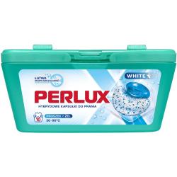 Perlux kapsułki do prania tkanin 10 sztuk Biel