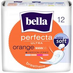 Bella podpaski cienkie Perfecta ultra orange 12 szt.