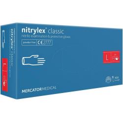 Nitrylex Rękawiczki nitrylowe L 100 szt. bez pudru