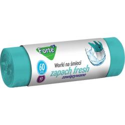 Forte+ worki zawiązywane HDLD 60L 10 sztuk zapachowe Fresh