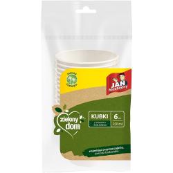Jan Niezbędny Zielony Dom kubki z trzciny cukrowej 6szt.