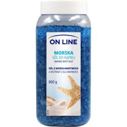 On Line sól do kąpieli 800g morska