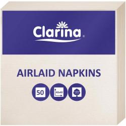 Clarina Airlaid serwetki 40x40 50 szt. Ecru