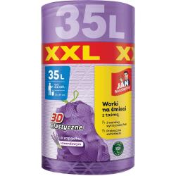 Jan Niezbędny worki na śmieci 3D Lawenda XXL 35L/32szt.