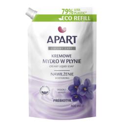 Apart mydło w płynie 400ml Fiołek opakowanie uzupełniające