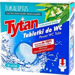 Tytan Power Tabs tabletki do toalet 16 sztuk eukaliptus