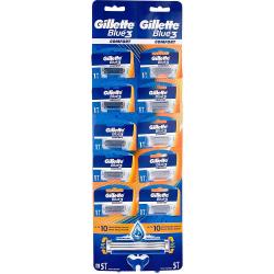 Gillette Blue 3 golarki 3-ostrzowe 10 szt