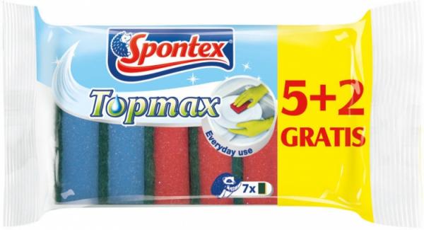 Spontex Topmax zmywaki do mycia naczyń 5+2 gratis