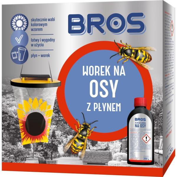 Bros worek na osy i szerszenie z płynem