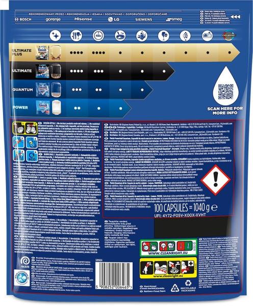 Finish Quantum tabletki do zmywarek 100 szt. lemon
