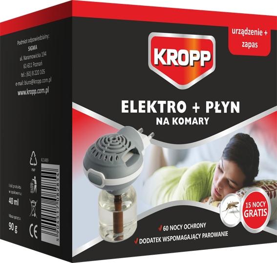 Kropp na komary + płyn 60 nocy
