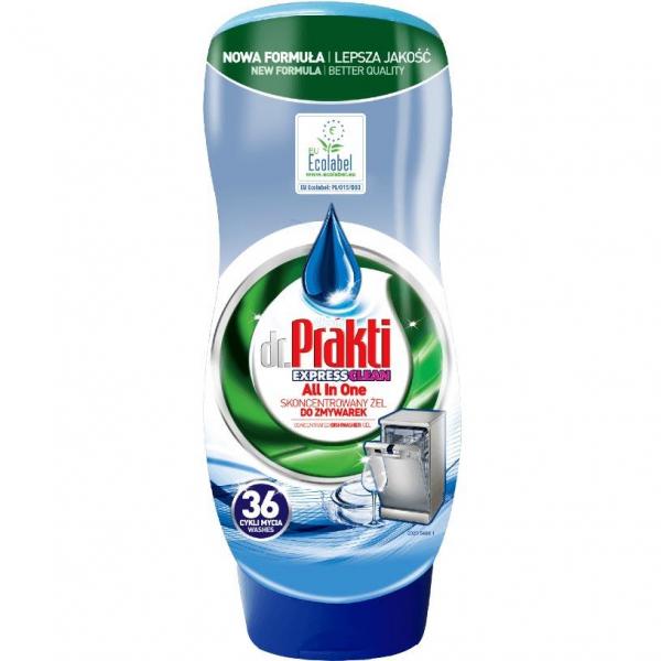 Dr. Prakti żel do mycia naczyń w zmywarkach 720ml
