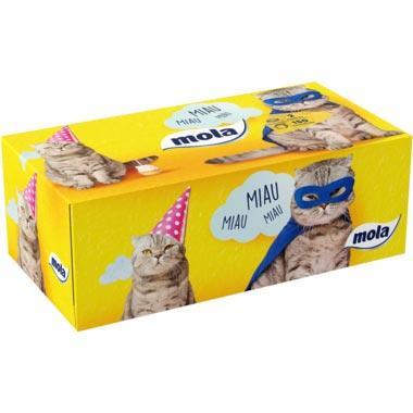 Mola chusteczki w kartoniku 2warstwowe 150szt Family