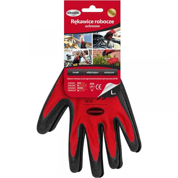 Grosik rękawice robocze L