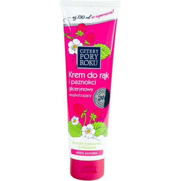 Cztery Pory Roku krem do rąk 130ml poziomka