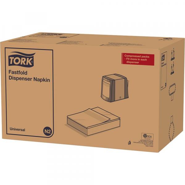 Tork serwetki FASTFOLD 1-warstwowe 10933 36x300 Białe
