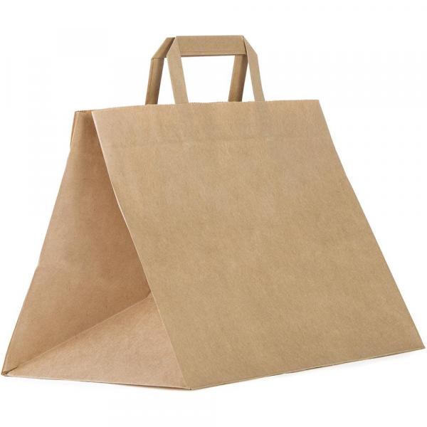 Torba papierowa TakeAway 25x32x22cm 250 sztuk (wys. x szer. x gł.)