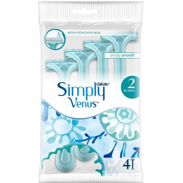 Gilette Simply Venus 2 golarki damskie 4 szt
