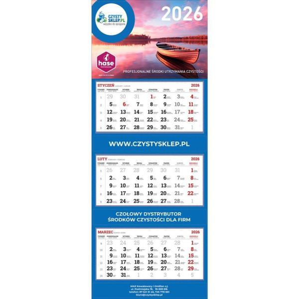 Hase kalendarz 2026 PROMO