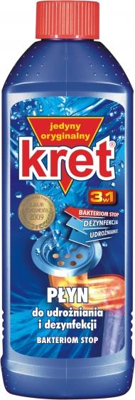 Kret płyn do udrożniania rur 500g