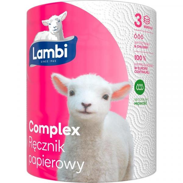 Lambi ręcznik papierowy 3-warstwowy Complex

