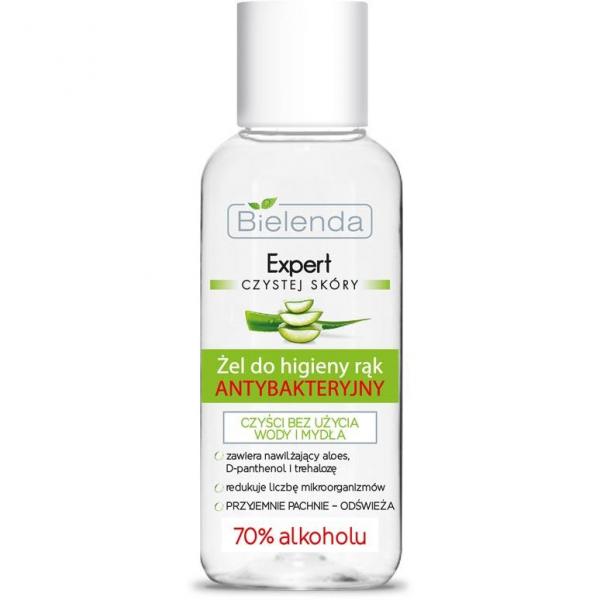 Bielenda Expert Czystej Skóry żel antybakteryjny 100ml 70% alkoholu