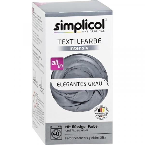 Simplicol intensywny barwnik do tkanin 550g Szary Elegancki