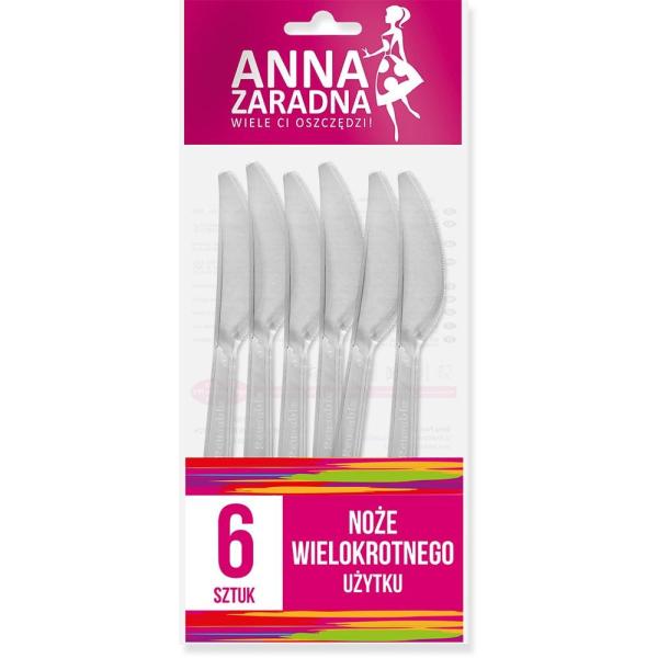 Anna Zaradna noże wielokrotnego użytku 6 sztuk
