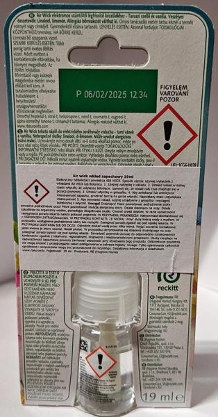 Air Wick elektryczny wkład 19ml Spring Breeze & Island Vanilla 