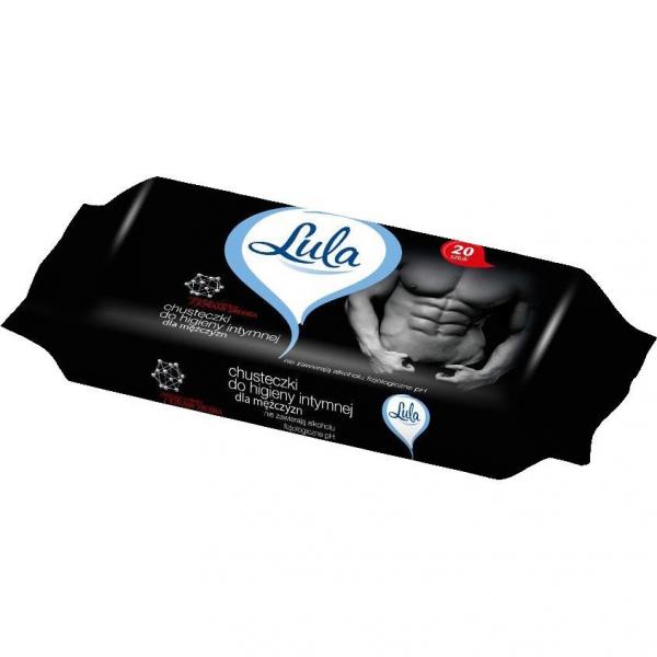 Lula chusteczki nawilżane do higieny intymnej dla mężczyzn 20 sztuk