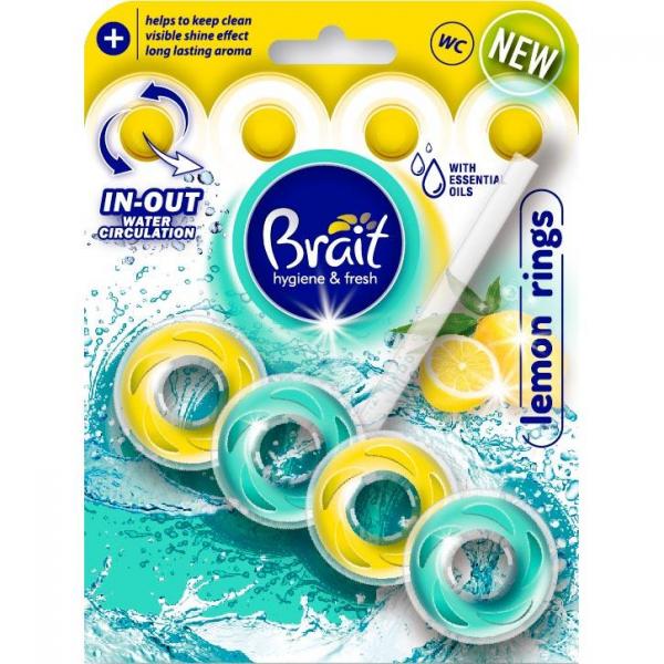 Brait kostka do WC 40g Rings Lemon
