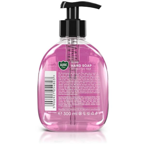 Bispol Aura mydło w płynie Aksamitna Róża 300ml