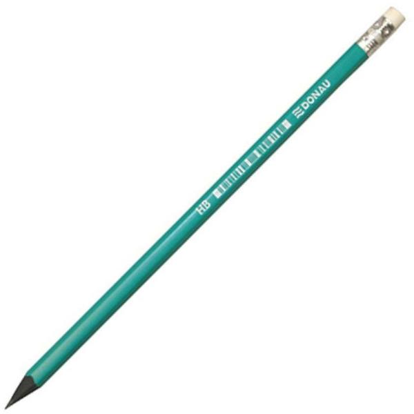 Donau ołówek syntetyczny HB z gumką 12 szt. (101009A)rn