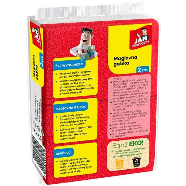 Jan Niezbędny magiczna gąbka 2 sztuki
