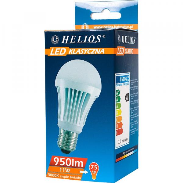Helios LED żarówka A60 230V 11W E27