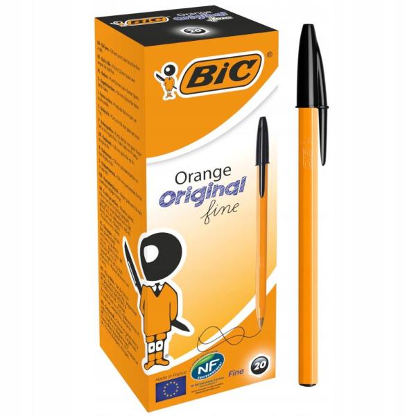 BIC długopis Orange czarny 20 sztuk
