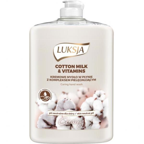 Luksja mydło w płynie 500ml Cotton Milk & Vitamins
