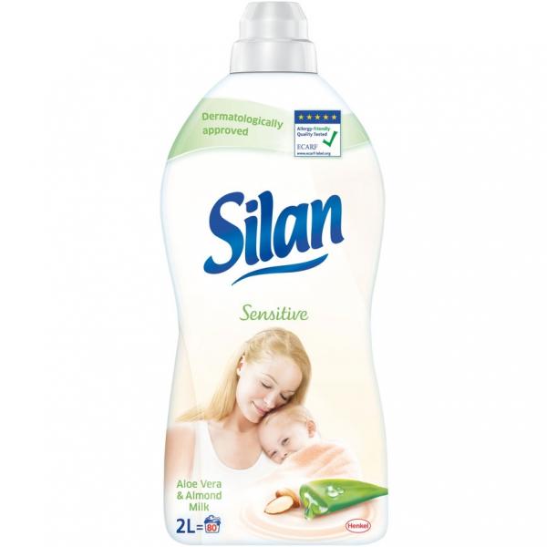 Silan koncentrat Sensitive Aloe Vera & Almond 2L