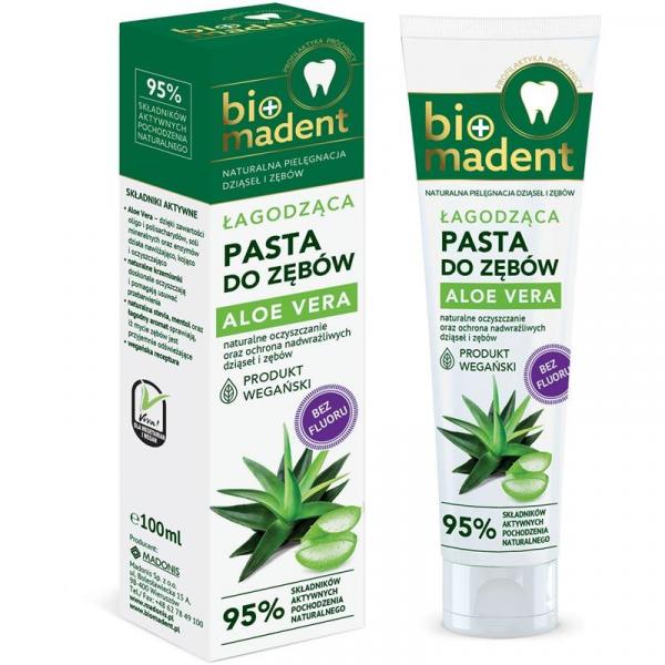 Bio Madent pasta łagodząca 100ml Aloe Vera